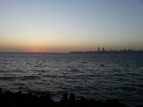 Sunset at Nariman Point
